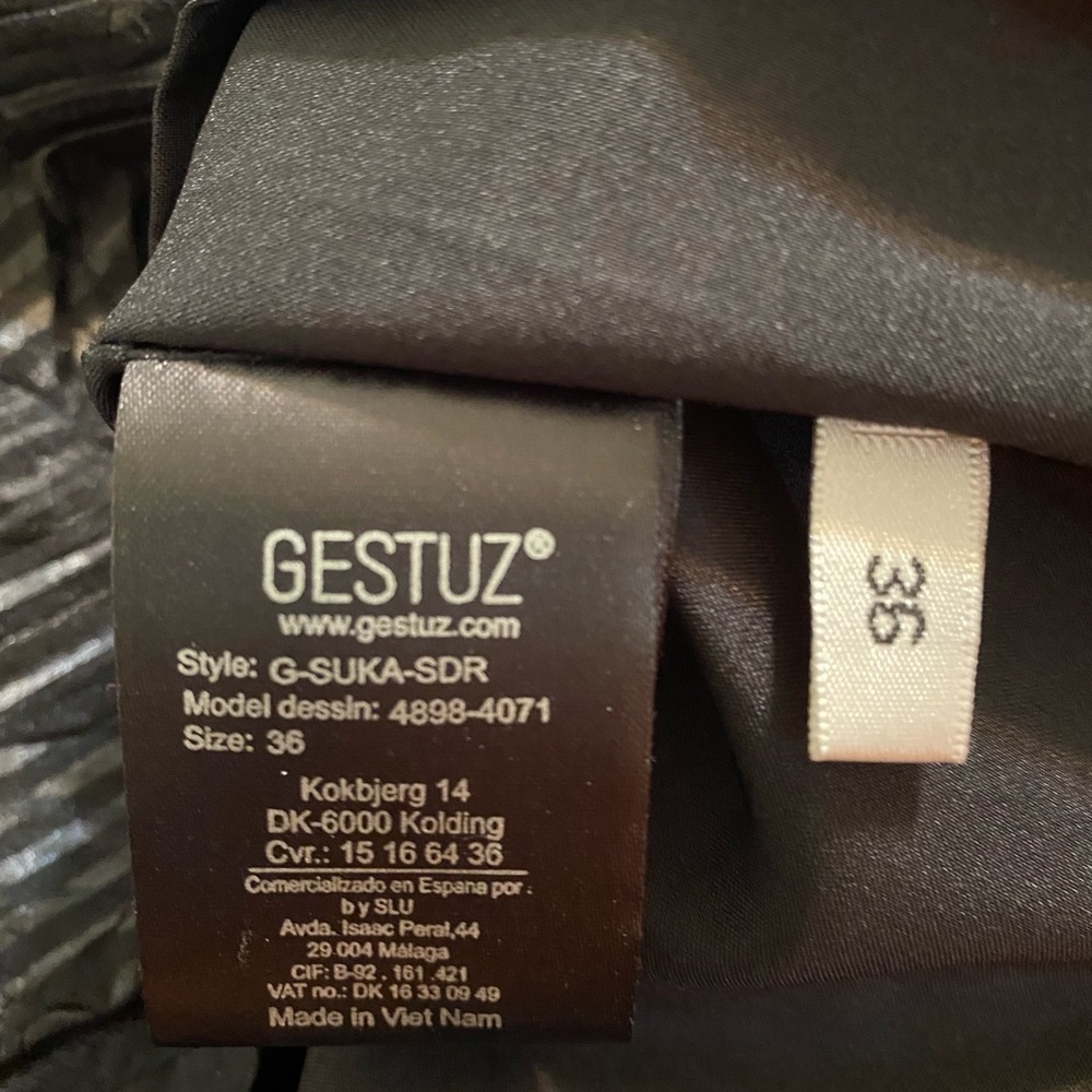 COPY - GESTUZ little black dress size S - Picture 5 of 6